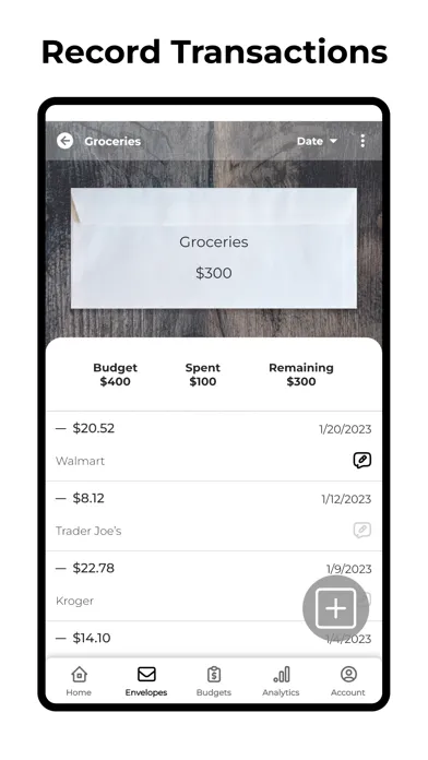 Capturas de pantalla de RealBudget - Envelope Budgets