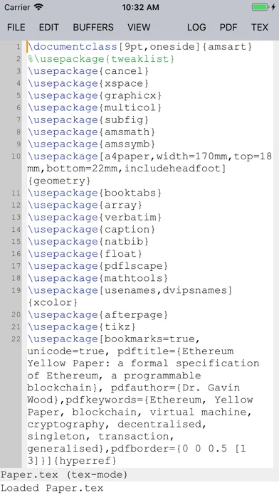 صور TeX Writer - LaTeX On The Go