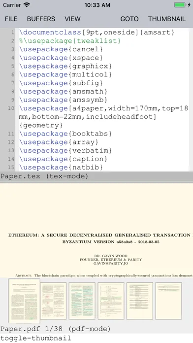 صور TeX Writer - LaTeX On The Go