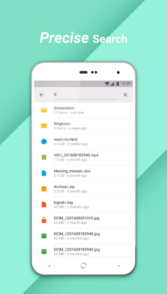 Screenshot di File Manager