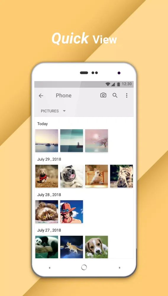 Screenshot di File Manager