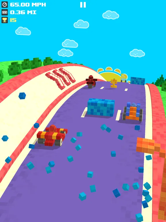 Out of Brakes - Endless Racer iPad 应用截图