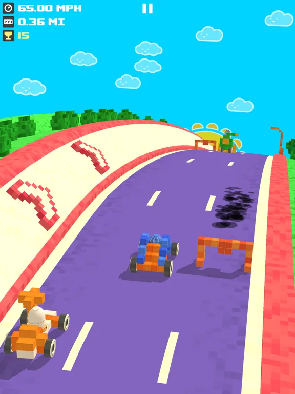 Out of Brakes - Endless Racer iPad 应用截图