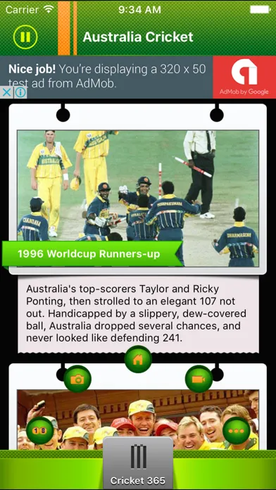 Cricket365 - Australia Screenshots