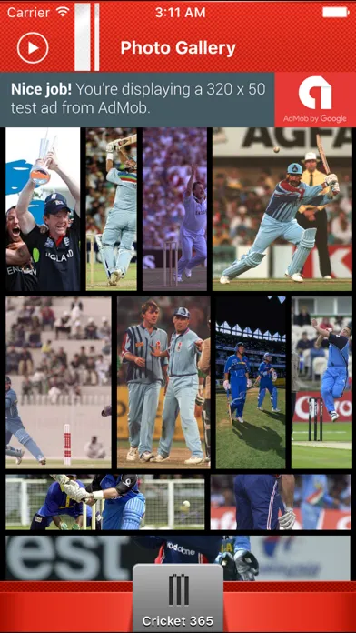 Скриншоты Cricket365 - England