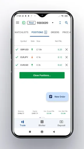 LiteFinance cTrader 스크린샷