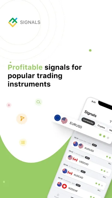 Tangkapan skrin Forex signals and analysis