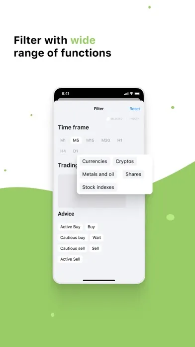 Tangkapan skrin Forex signals and analysis