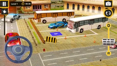 Captures d'écran de Coach Bus Parking Simulator 3D