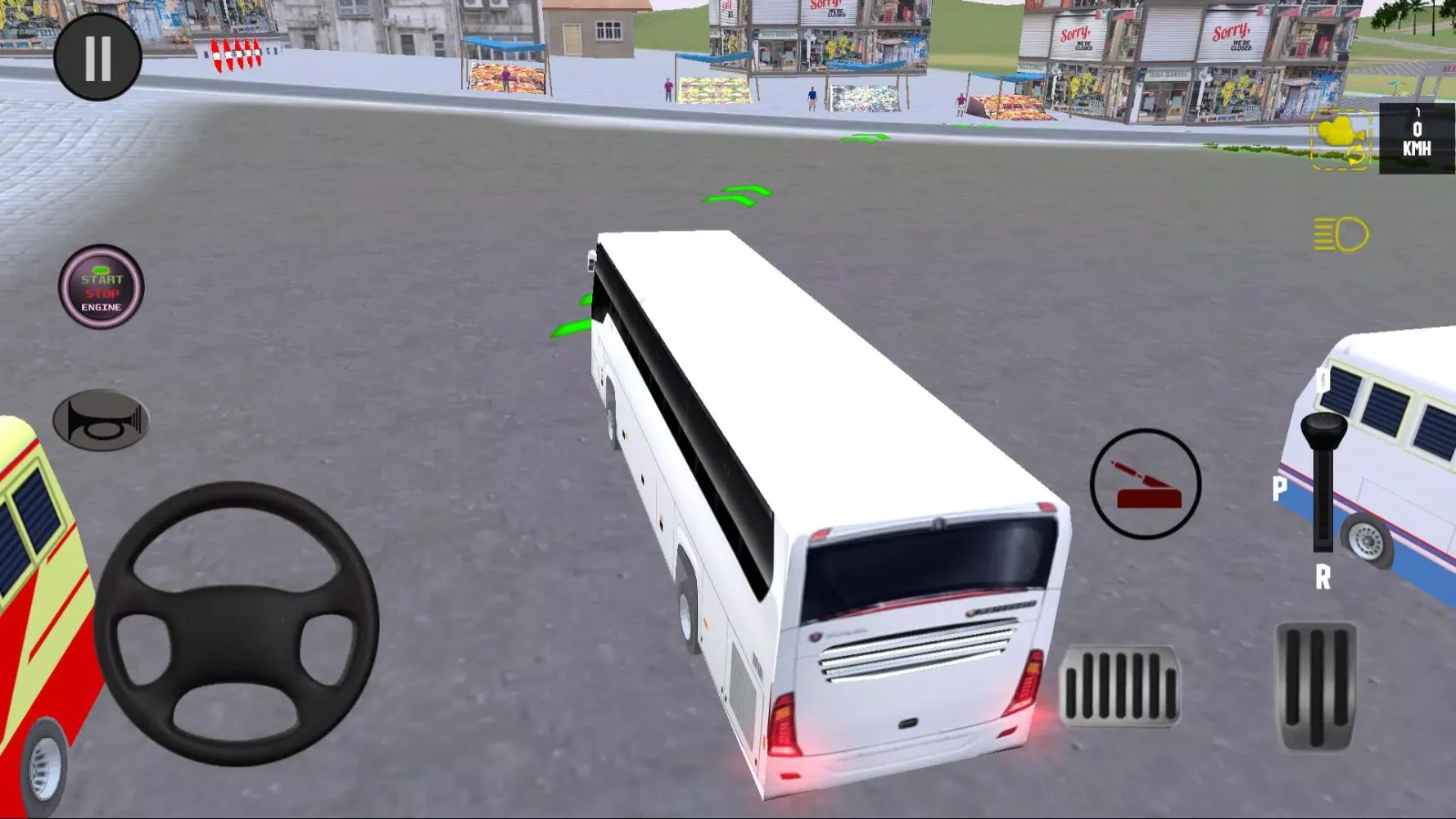 Mountain bus driving India3D Ekran Görüntüleri