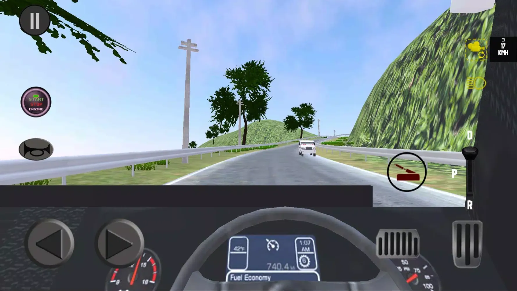 Mountain bus driving India3D Ekran Görüntüleri