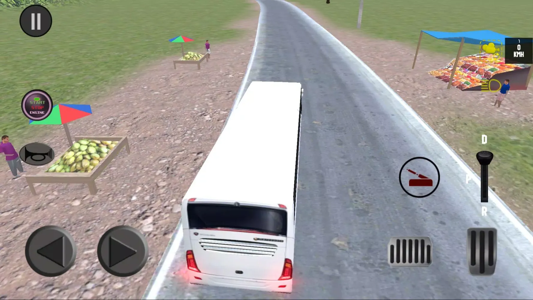 Mountain bus driving India3D Ekran Görüntüleri