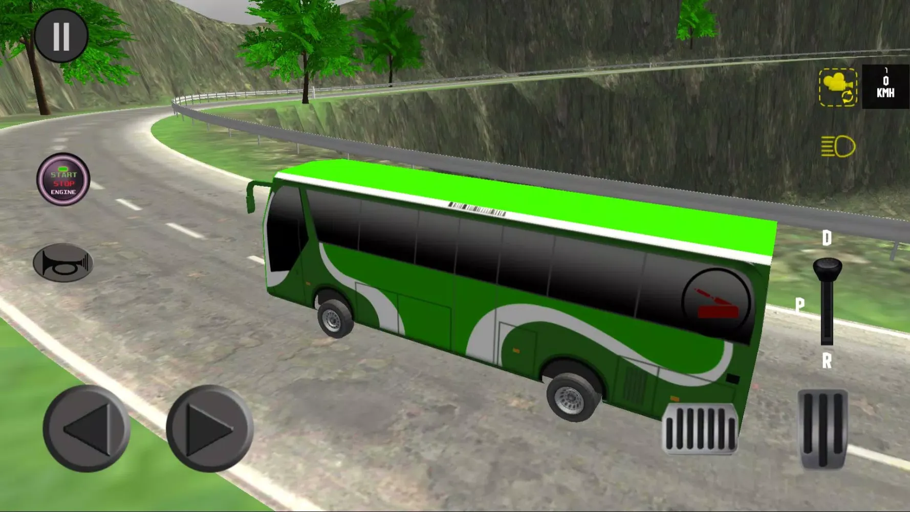 Mountain bus driving India3D Ekran Görüntüleri