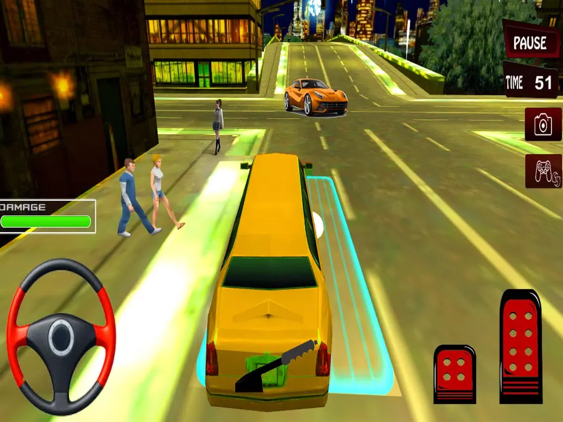 Ảnh chụp màn hình của Limo City Car Driver Simulator iPad 