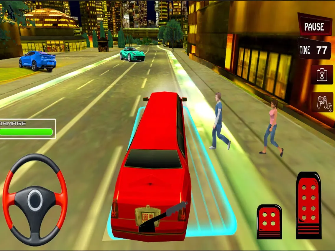 Ảnh chụp màn hình của Limo City Car Driver Simulator iPad 