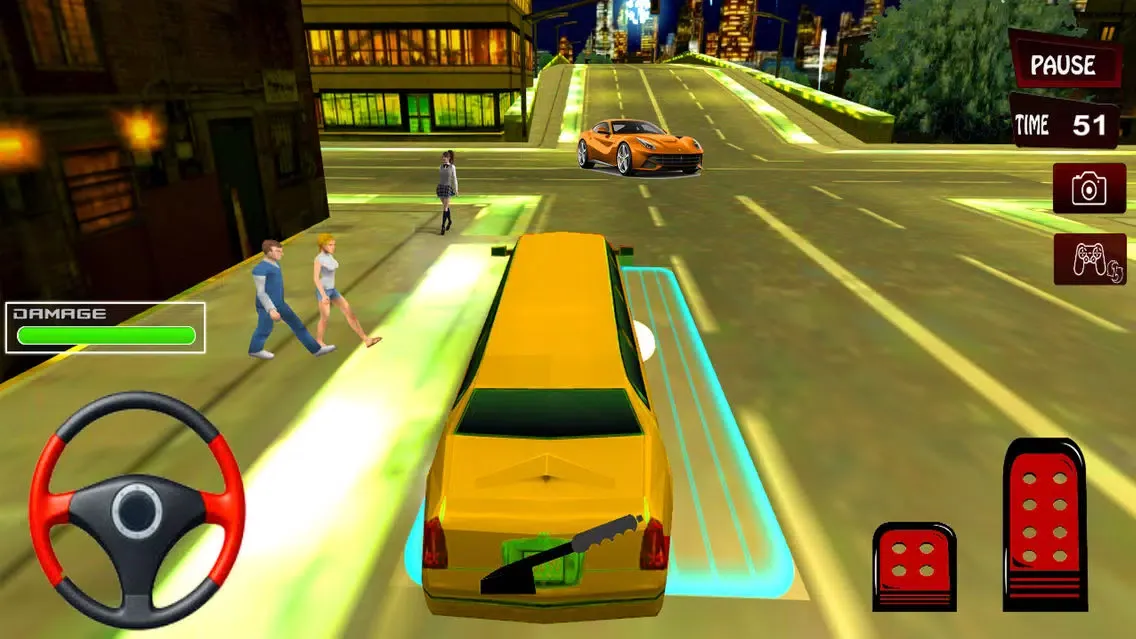 Ảnh chụp màn hình của Limo City Car Driver Simulator