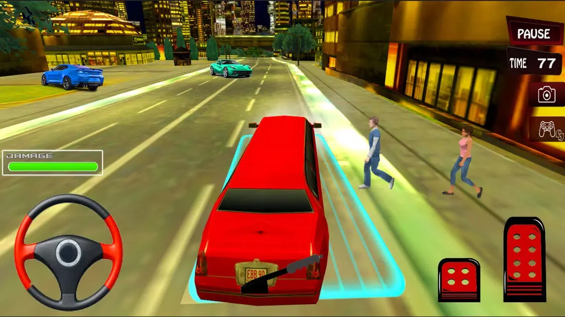 Ảnh chụp màn hình của Limo City Car Driver Simulator