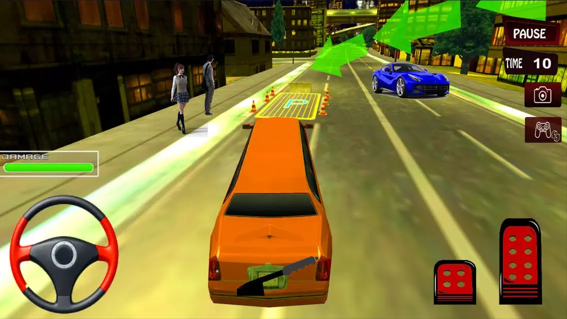 Ảnh chụp màn hình của Limo City Car Driver Simulator