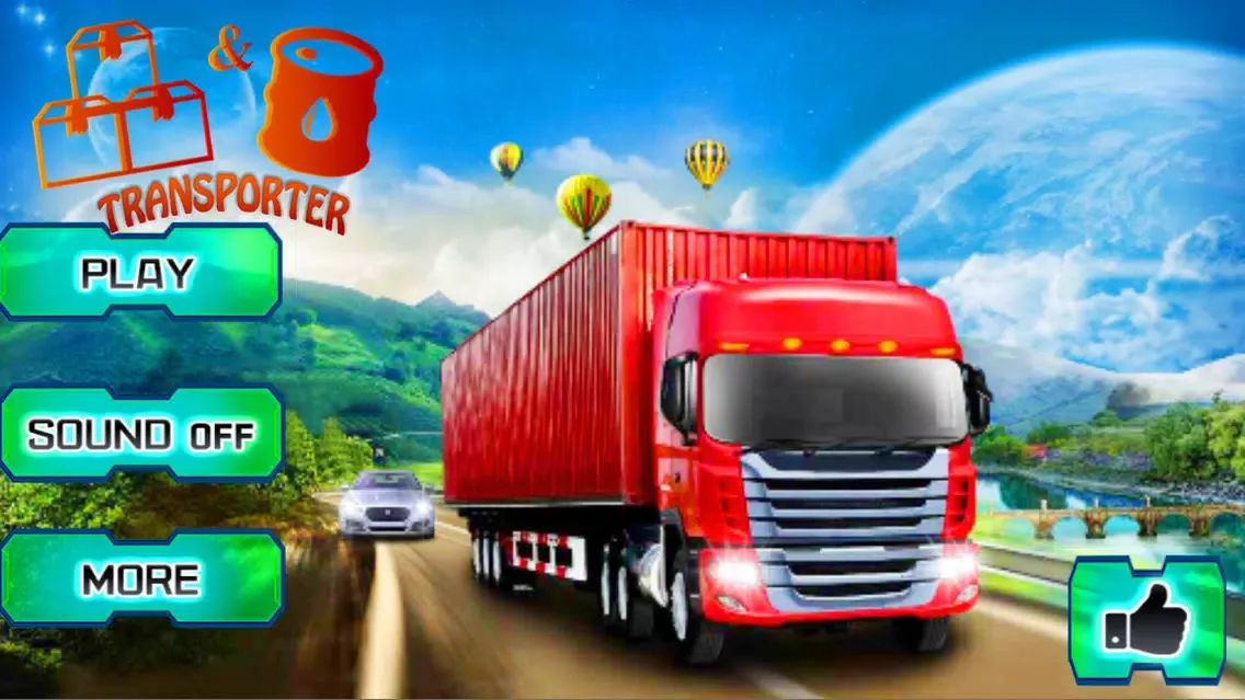 Ảnh chụp màn hình của Pak Cargo Truck Driving Sim 3D