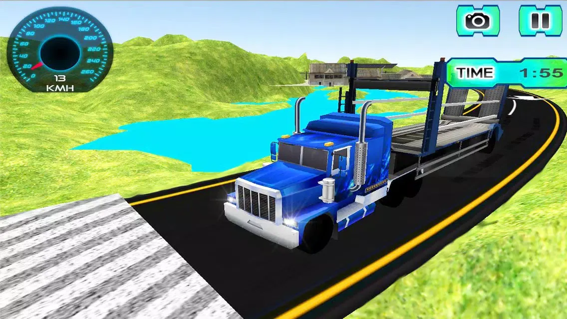 Ảnh chụp màn hình của Pak Cargo Truck Driving Sim 3D