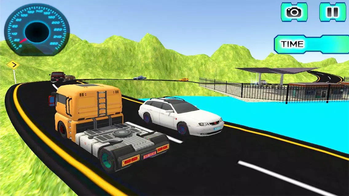 Ảnh chụp màn hình của Pak Cargo Truck Driving Sim 3D