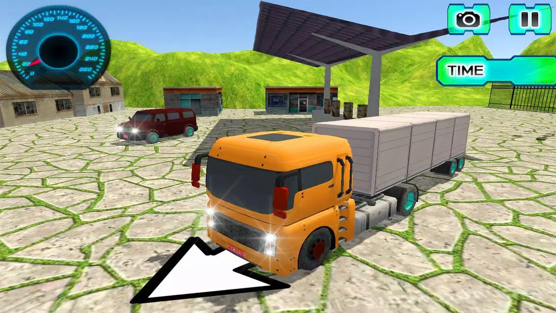 Ảnh chụp màn hình của Pak Cargo Truck Driving Sim 3D