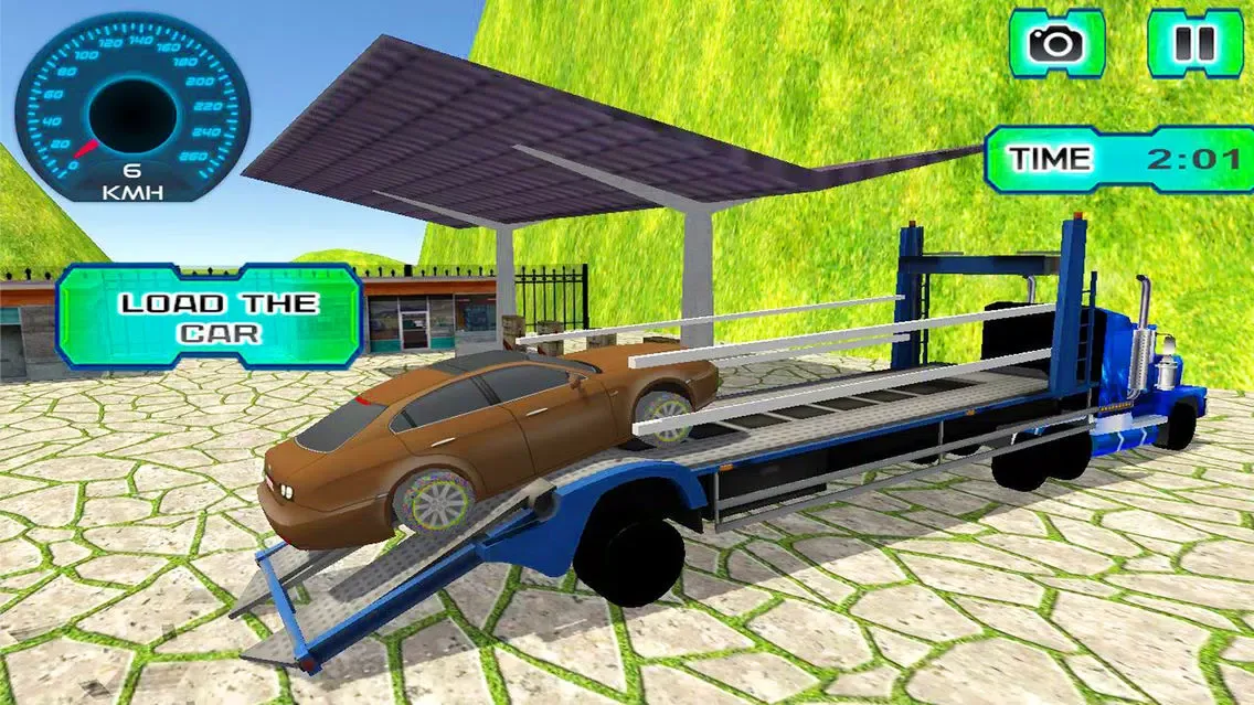 Ảnh chụp màn hình của Pak Cargo Truck Driving Sim 3D