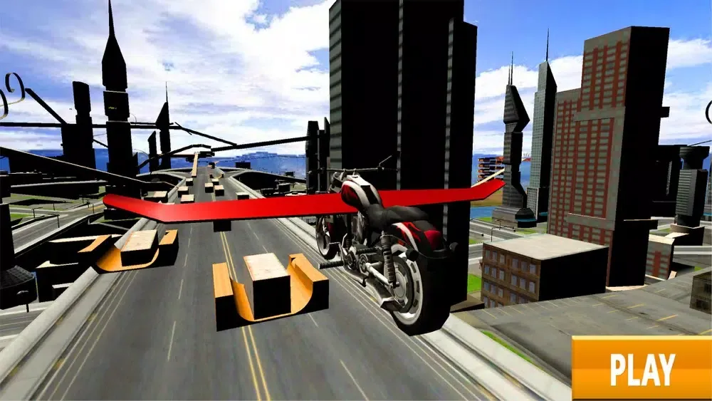 Flying Motorbike Simulator 3D Screenshots