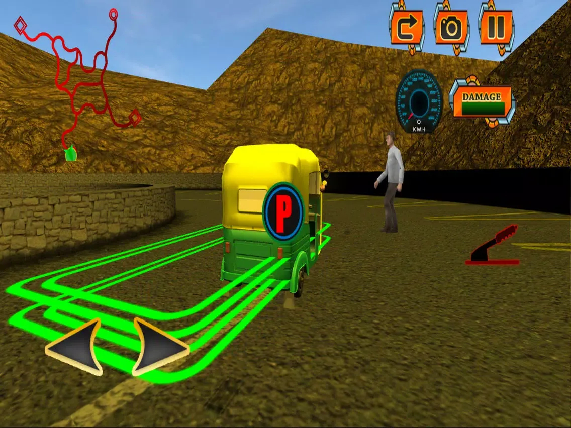 Rickshaw Taxi Driver Simulator iPad  Ekran Görüntüleri
