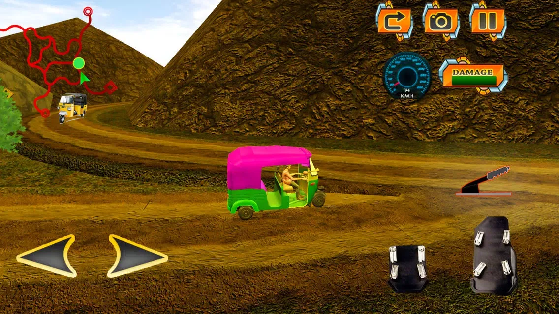 Rickshaw Taxi Driver Simulator Ekran Görüntüleri
