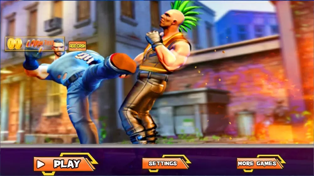 Ảnh chụp màn hình của Street Kung Fu Fighting