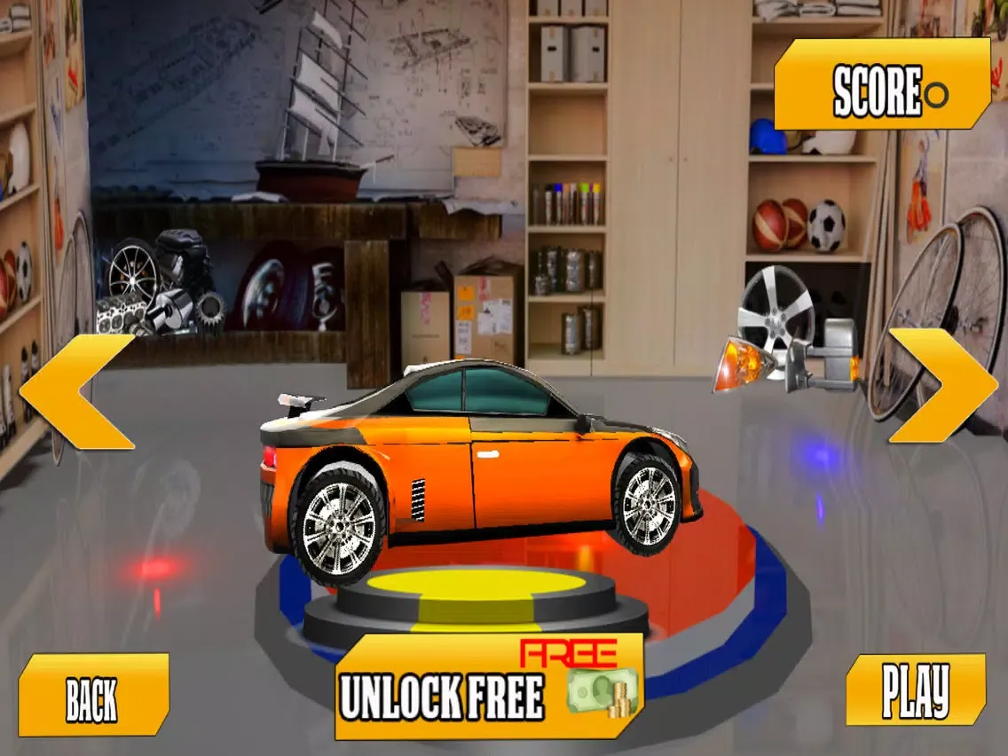 Capturas de pantalla de Mega Ramp Stunt Car Racing iPad 