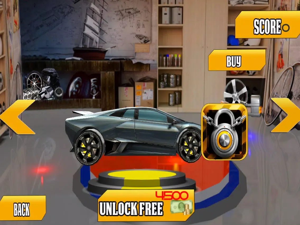 Capturas de pantalla de Mega Ramp Stunt Car Racing iPad 