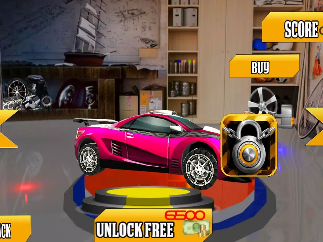 Capturas de pantalla de Mega Ramp Stunt Car Racing iPad 