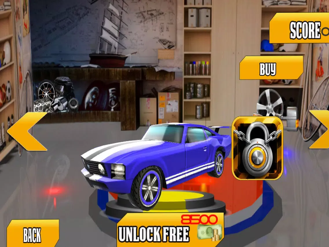 Capturas de pantalla de Mega Ramp Stunt Car Racing iPad 