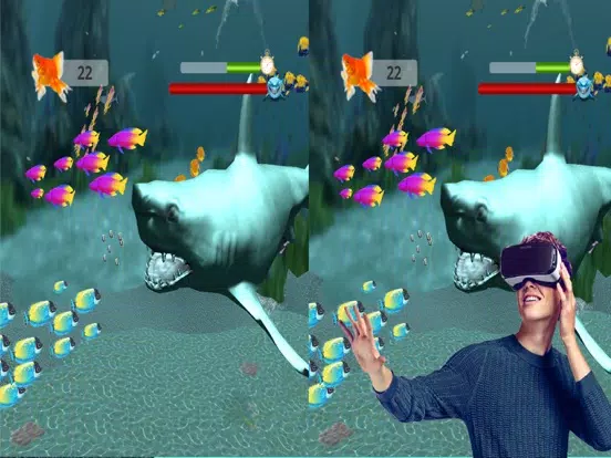 Tangkapan skrin VR Angry Wild Shark Simulator iPad 