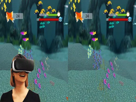 Tangkapan skrin VR Angry Wild Shark Simulator iPad 