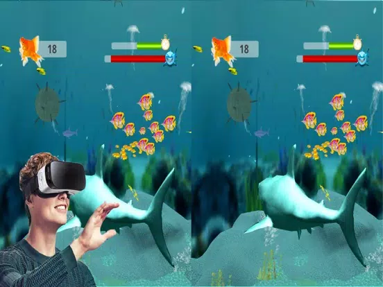 Tangkapan skrin VR Angry Wild Shark Simulator iPad 