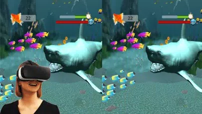 Tangkapan skrin VR Angry Wild Shark Simulator
