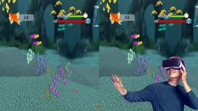 Tangkapan skrin VR Angry Wild Shark Simulator