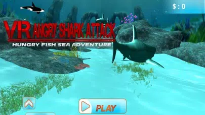 Tangkapan skrin VR Angry Wild Shark Simulator