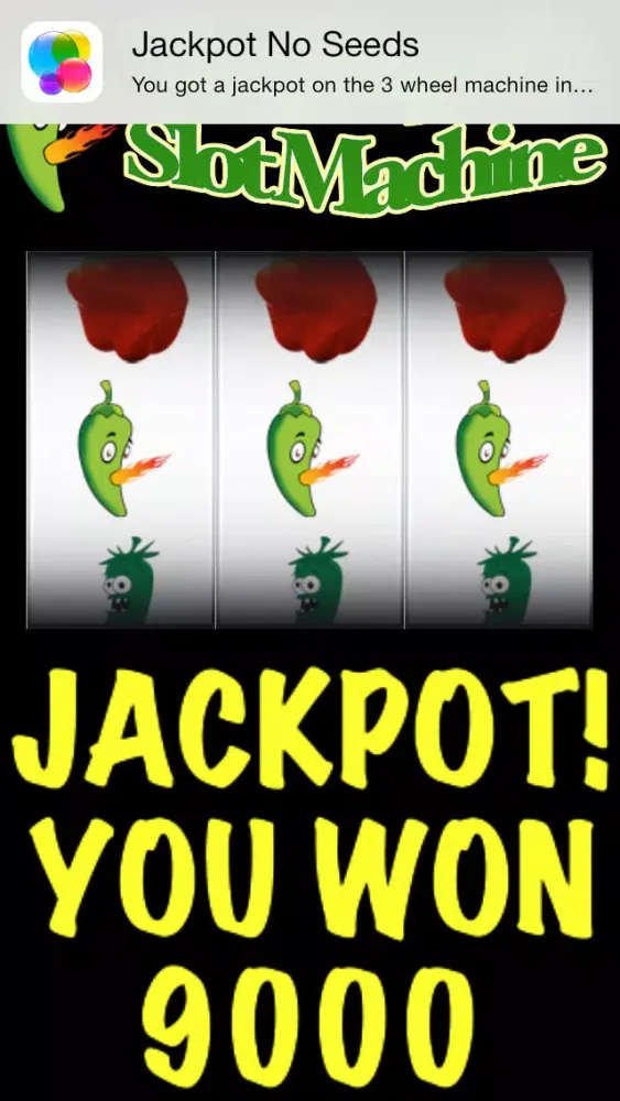 Tangkapan skrin The Jalapeño Slot Machine Lite