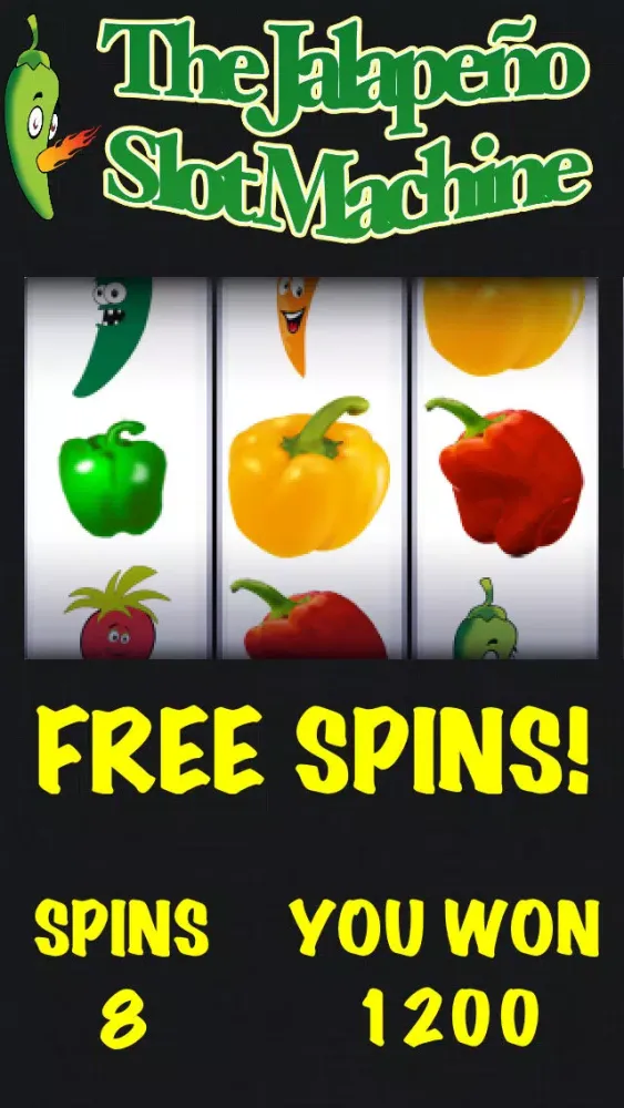 Tangkapan skrin The Jalapeño Slot Machine Lite