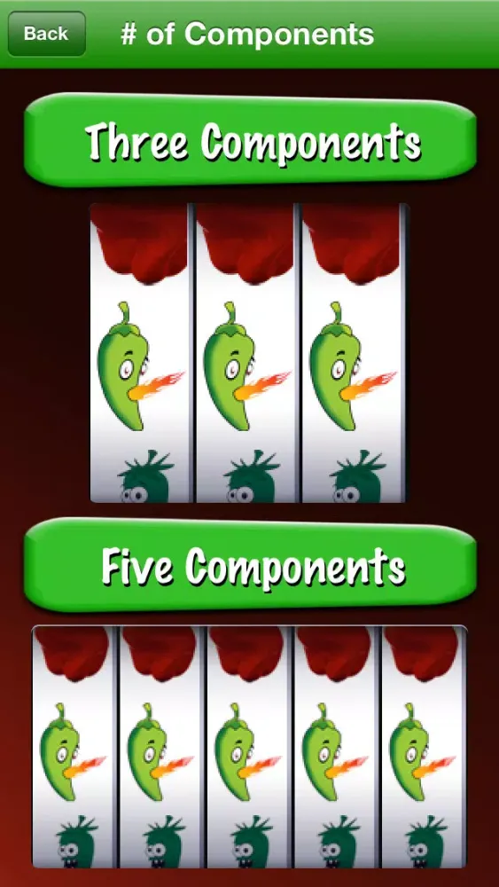 Tangkapan skrin The Jalapeño Slot Machine Lite