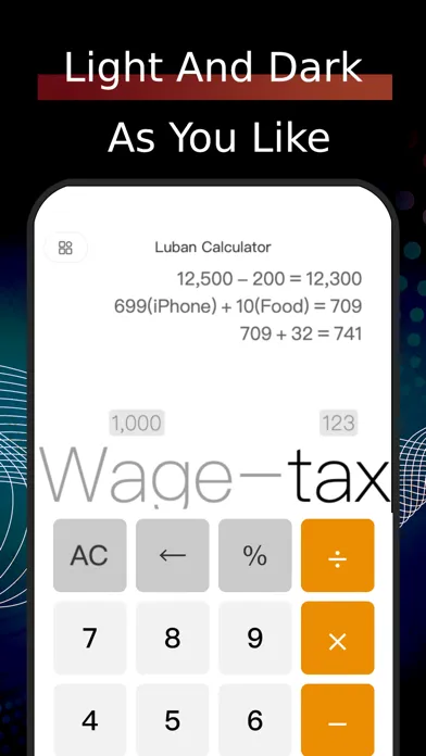 Tangkapan layar Luban Calculator