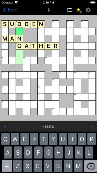 ภาพหน้าจอของ English Crosswords Puzzle Game