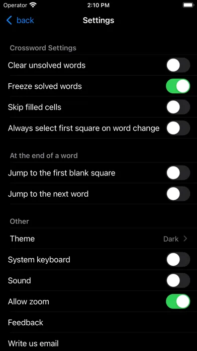 ภาพหน้าจอของ English Crosswords Puzzle Game