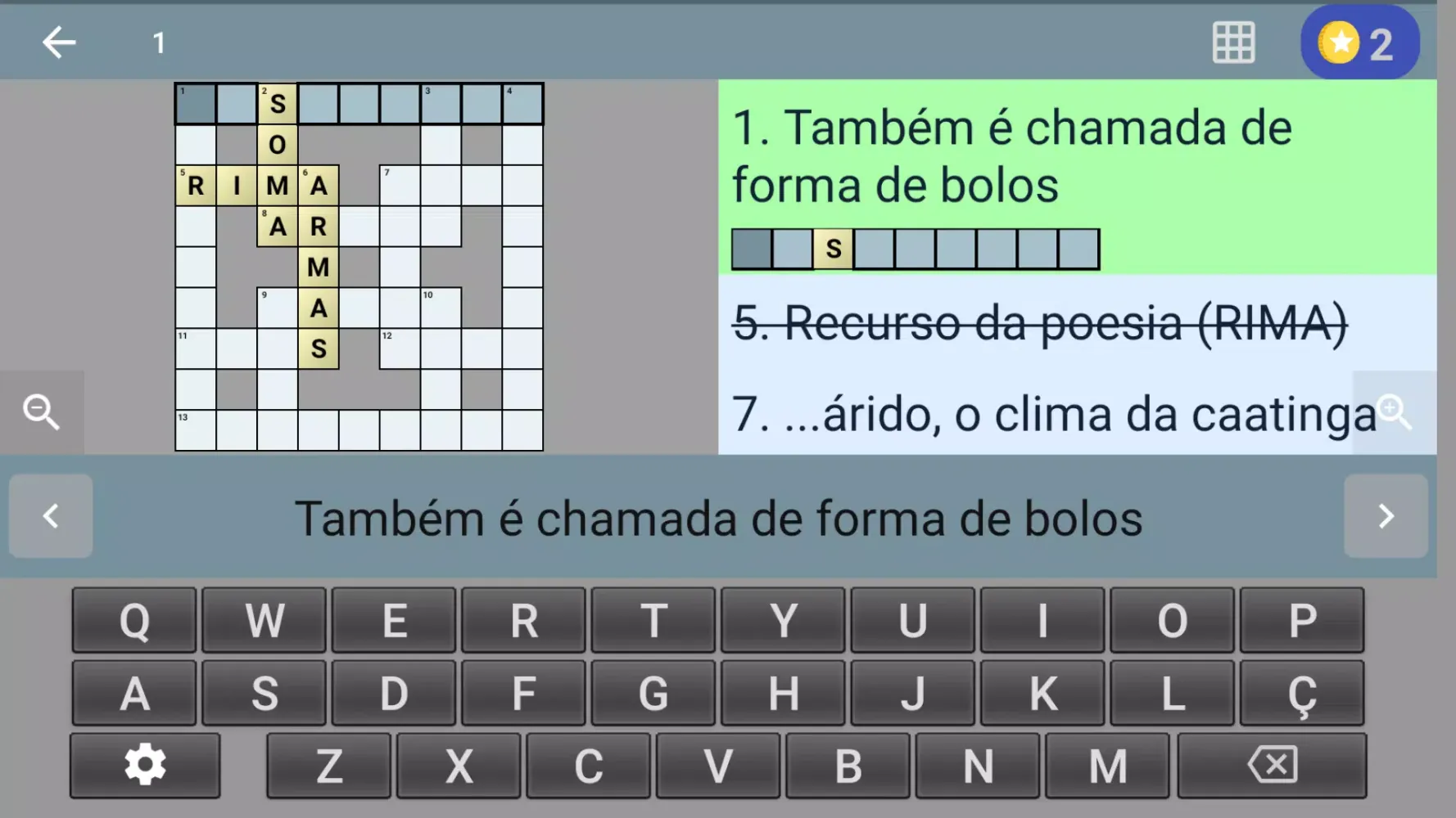 Palavras Cruzadas Screenshots