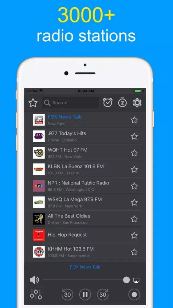 Zrzuty ekranu Radio USA - Listen and Record
