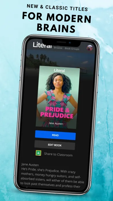 Capturas de pantalla de Literal: An Addictive Reader